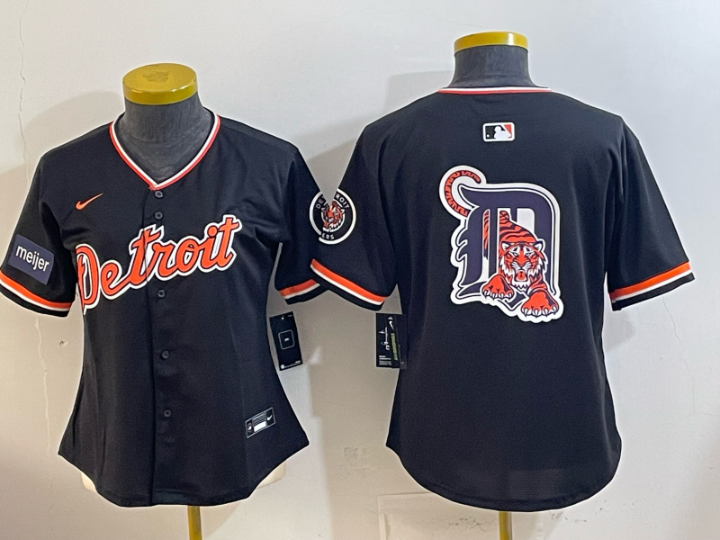 Youth Detroit Tigers blank black Nike 2026 MLB Jersey 0414004->youth mlb jersey->Youth Jersey